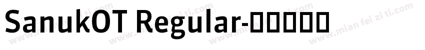 SanukOT Regular字体转换